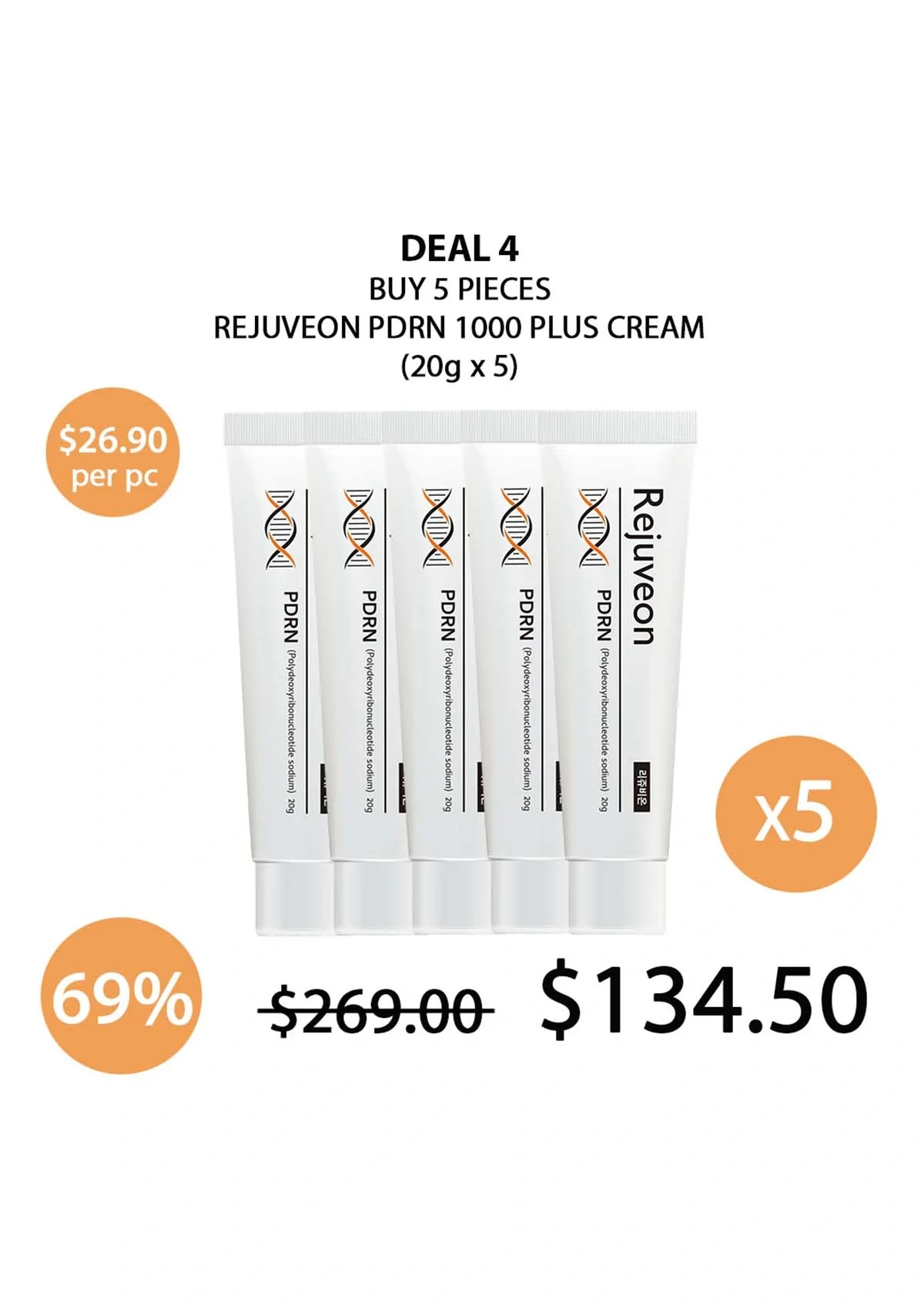 [REJUVEON] PDRN 1000 Plus Cream 20g - Image 12