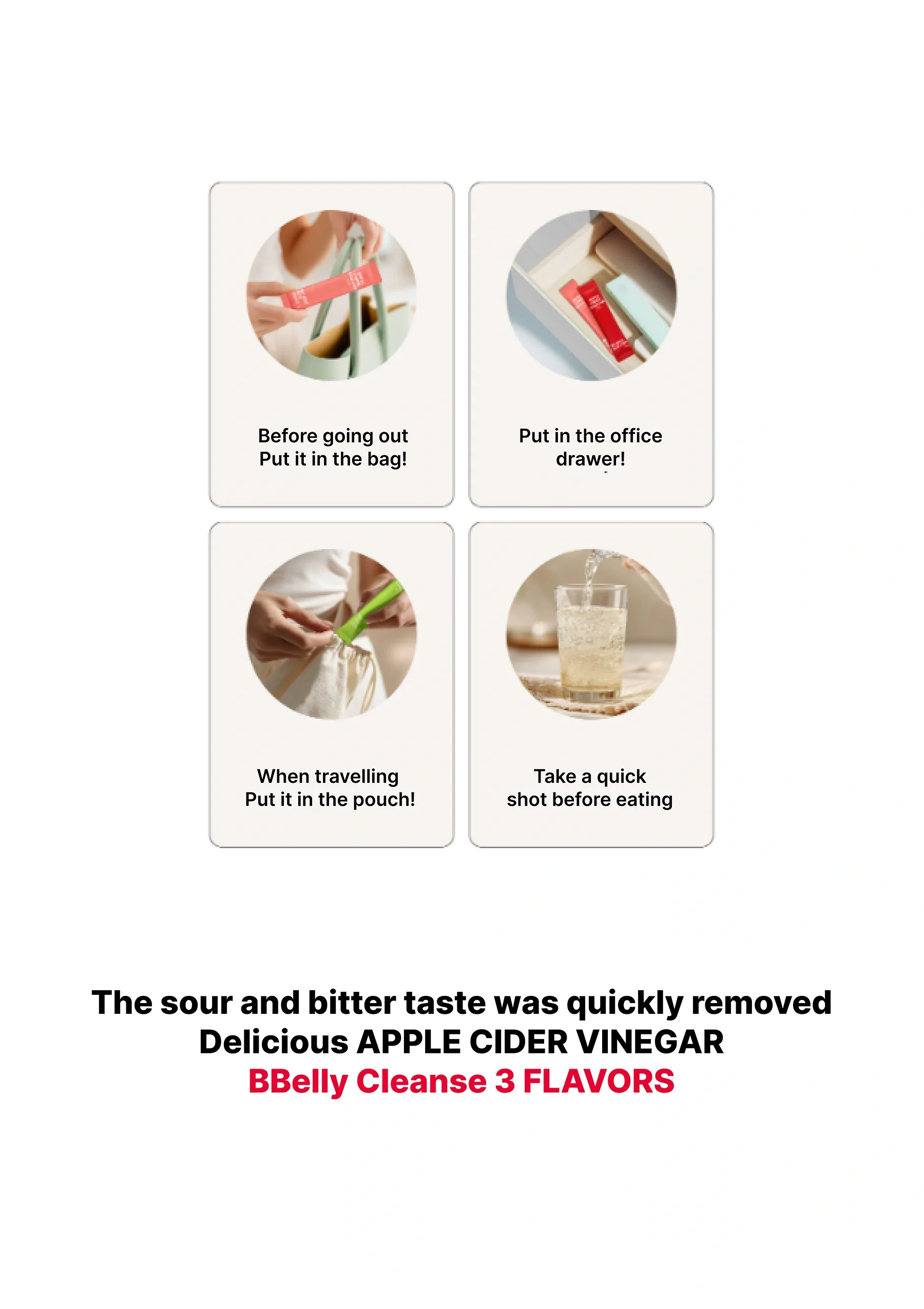 [SHAKE BABY] BBelly Cleanse Apple Cider Vinegar (1 Box = 15g x 10 Sticks) - Image 10