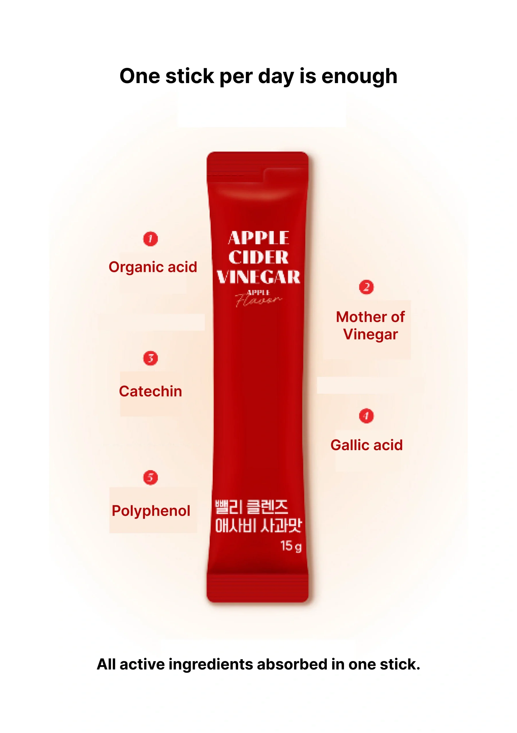 [SHAKE BABY] BBelly Cleanse Apple Cider Vinegar (1 Box = 15g x 10 Sticks) - Image 26