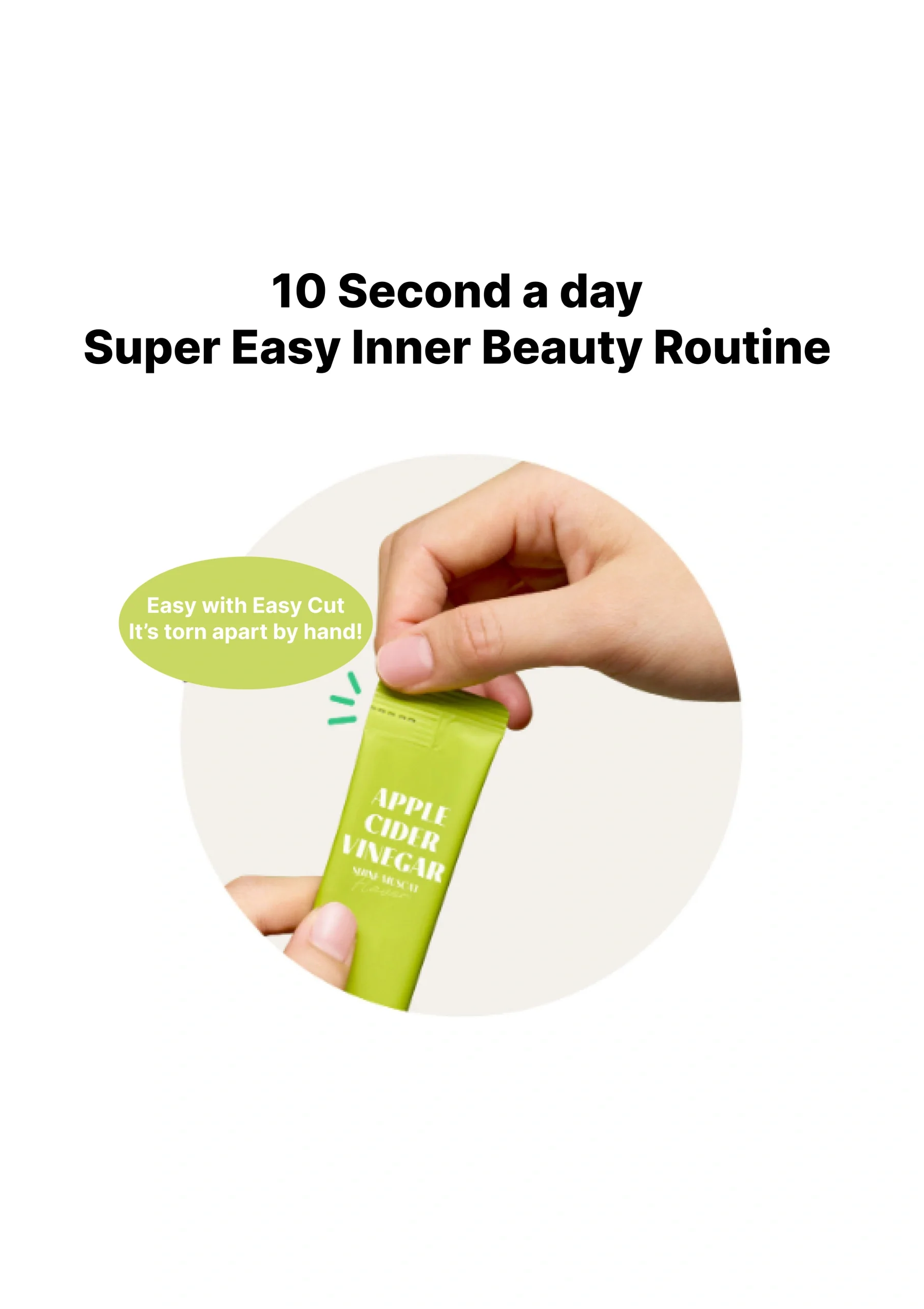 [SHAKE BABY] BBelly Cleanse Apple Cider Vinegar (1 Box = 15g x 10 Sticks) - Image 9