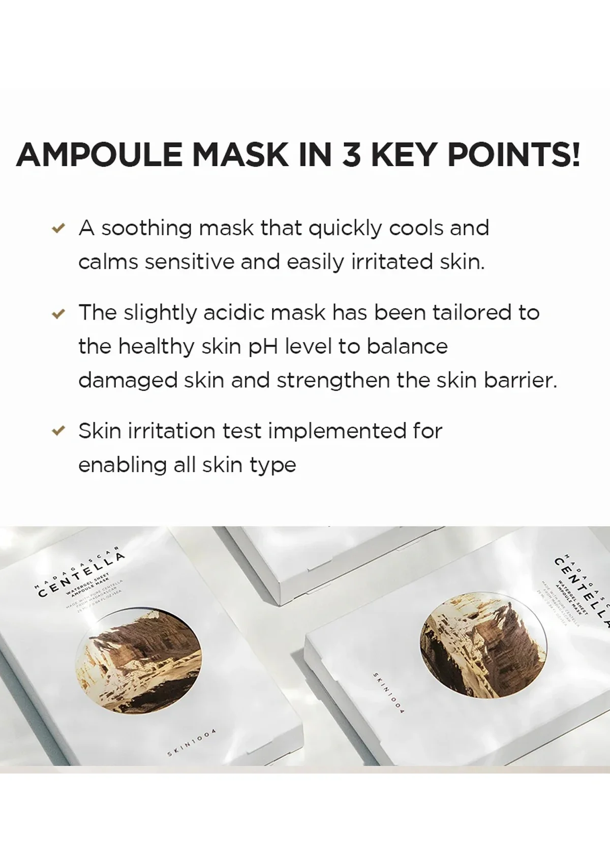 [SKIN1004] Madagascar Centella Watergel Sheet Ampoule Mask (1 Box = 25ml x 5 Masks) - Image 5