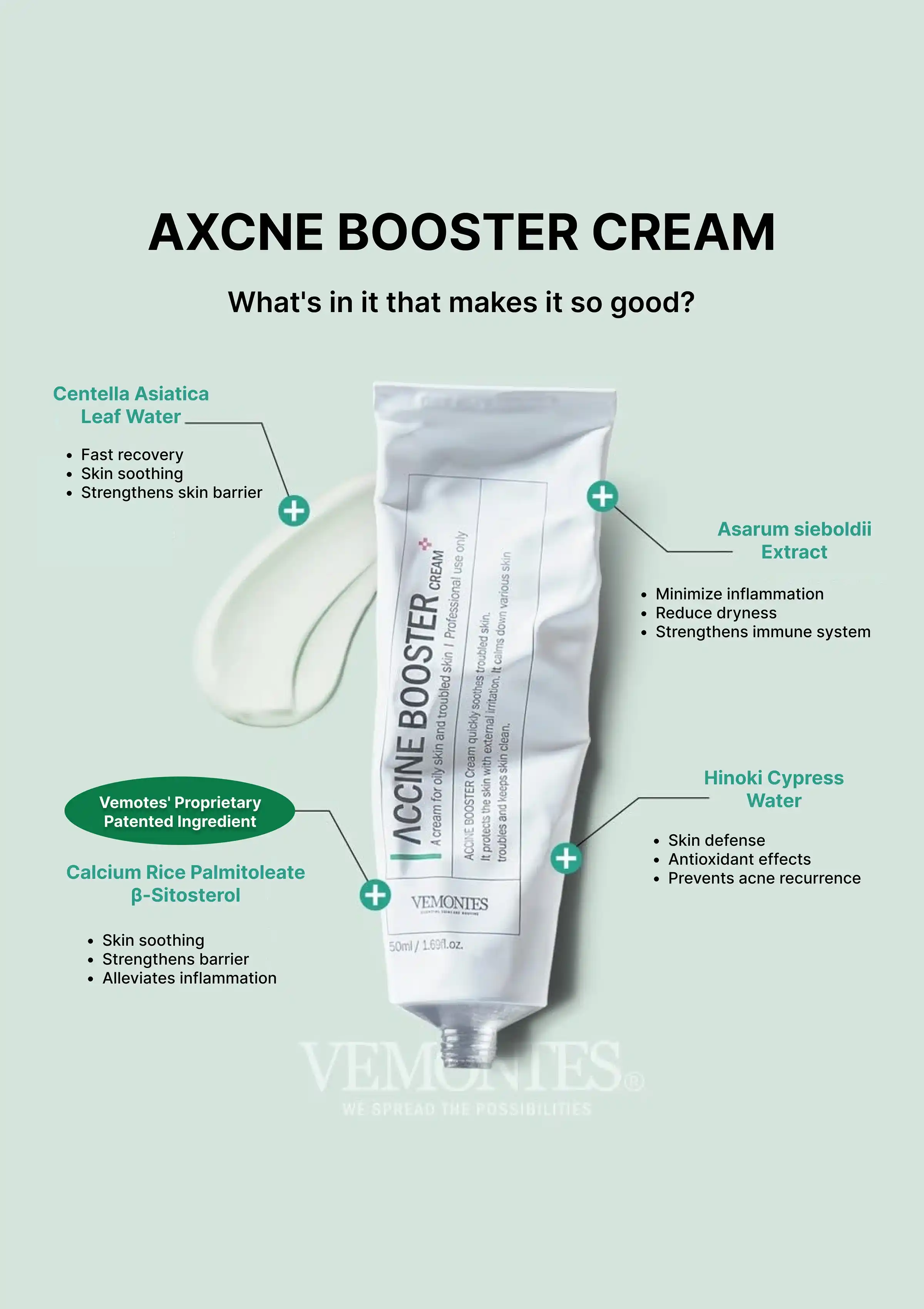 [VEMONTES] Axcne Booster Cream 25ml | 50ml - Image 14