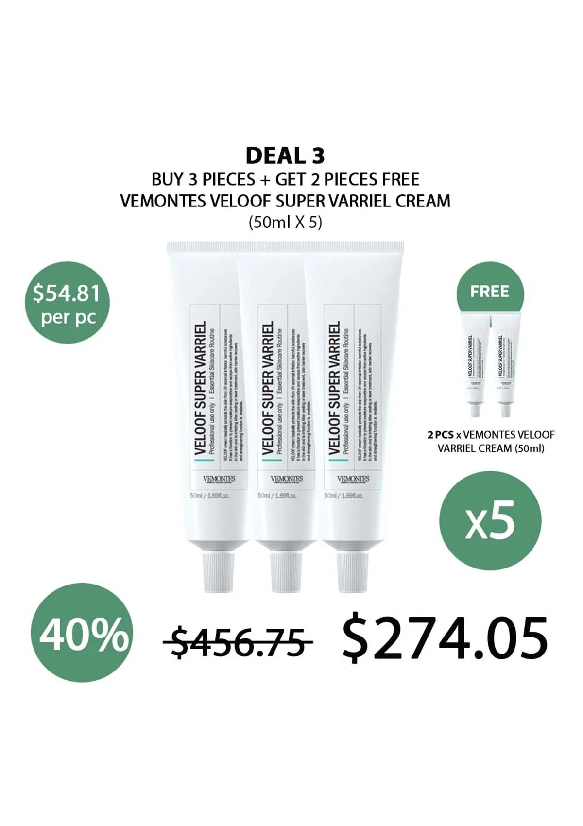 [VEMONTES] Veloof Super Varriel Cream 50ml - Image 21